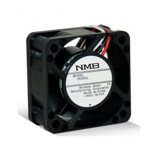 1608VL-04W-B49-B00, Вентиляторы постоянного тока DC Axial Fan, 40x20mm, 12VDC, 8.8CFM, Rib, Locked Rotor Sensor, 3 Lead Wires