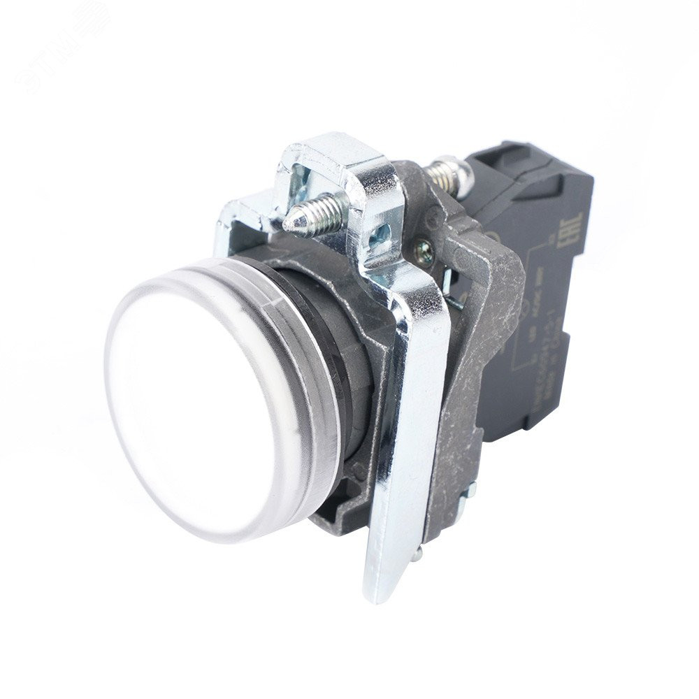 Изображение товара Лампа сигнальная в сборе модульная 22 мм белая 24В DC SB4BVB1