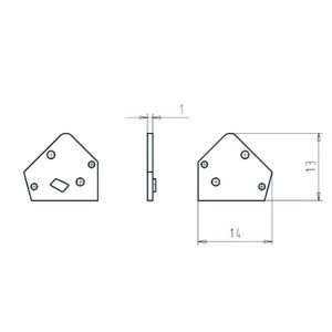 Боковая крышка 07.300.6653.3, Крышка боковая, для клемм 8181FK цвет: темно-серый