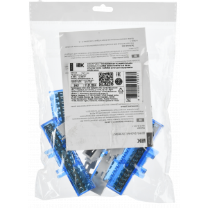 TEKFOR Шина N ноль изолированная на универсальном держателе 6х9-14-С IEK TF-NN10-14-KL-K07