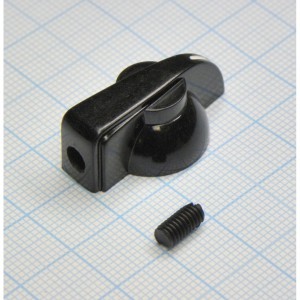 Ручка K7-1 bakelite (клювик) d=6.4, Ручка управления, на вал 6.4mm, клювик