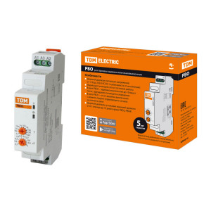 Реле времени РВО3-ВЫК-0,1с/10дн-8А-24/230В-DIN (зад.выкл., 0,1с-10дней, 24/230В AC/DC) SQ1503-0029