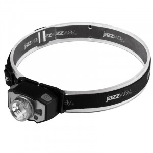 Фонарь аккумуляторный налобный AccuH1-L5WZ-bk zoom LED 5Вт + 2хRED SMD IP54 5 режимов: 100проц. 180лм 3.5ч/50проц. 110лм 5.5ч/30проц. 65лм 15ч/красн. 28ч/мигающ. красн. 12ч аккум. 0.8А.ч управл. жестами черн./сер. 5036642
