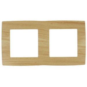 12-5002-11 Рамка на 2 поста, 2, сосна (10/100/3000) Б0019147