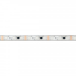 Лента герметичная SPI-PFS-B60-12mm 12V RGB-PX3-BPT (12 W/m, IP68, 5060, 5m) 039177, Светодиодная лента SPI-B60, герметичная IP68 (PFS - полная силиконовая экструзия), с микросхемой MT16703. Светодиоды 5060, 60 шт/м (300 шт на 5 м), 1 pixel = 3 LED, белая плата скотч 3М. Цвет RGB, угол 120°. Питание 12 В, мощность 12 Вт/м (60 Вт на 5 м).