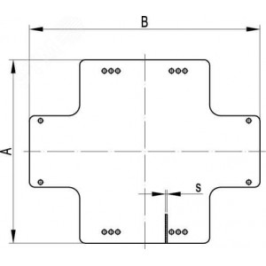 Пластина монтажная 180х118мм для коробок 190х140мм оцинкованная сталь 59606