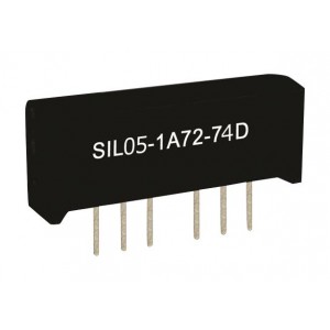 SIL05-1A31-71L, Реле герконовое SIL 5 V DC, 2 A 500 V