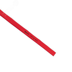 Термоусаживаемая трубка ТУТ нг 10/5 красная рулон PROxima tut-10-r