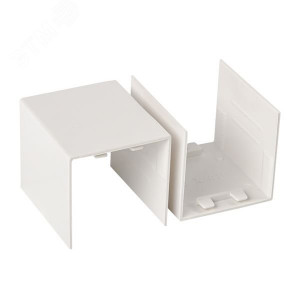 Соединитель (40х40) (4 шт) белый EKF-Plast