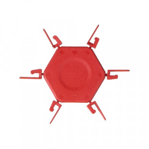 Кодировочный элемент 05.567.5053.5, Кодировочный стержень разъема на ПП, для вилочного разъема, цвет: красный