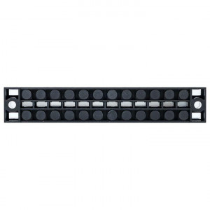 Терминал клеммный TB-2512 до 2.5кв.мм 25А 12 клеммных пар tb-2512