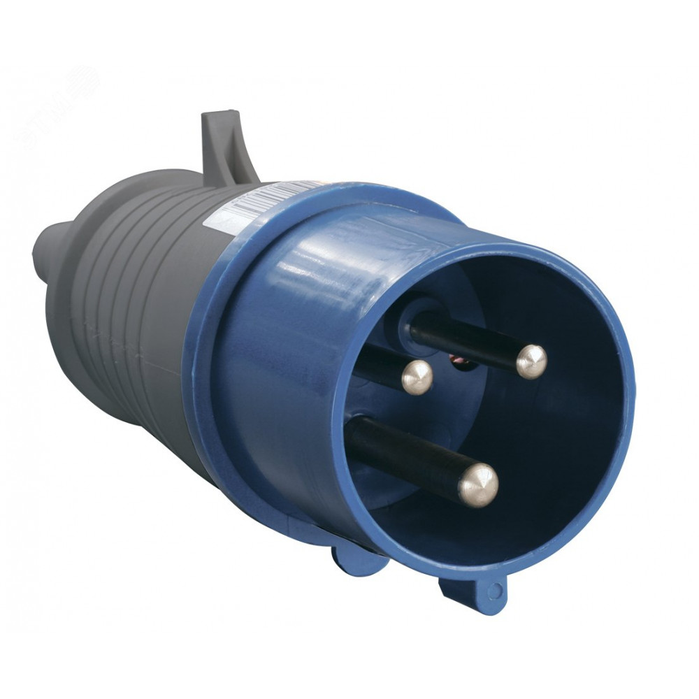 Изображение товара Вилка силовая 32А 220В IP44 CEE винтовая пластиковая IEK