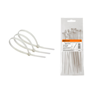 Хомут 3,6х120мм нейлон (белый) (25 штук) SQ0515-0310
