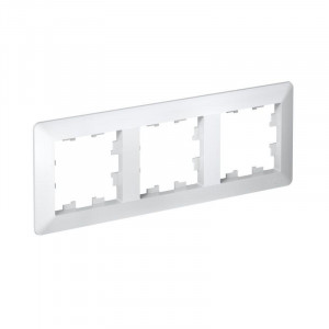 ATLASDESIGN AIR 3-постовая РАМКА, БЕЛЫЙ/дымчатый белый ATN220103