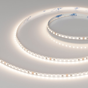 Лента RT-A160-5mm 24V Warm3500 (9.6 W/m, IP20, 2835, 5m) 037807, Светодиодная лента RT-A160, открытая IP20. Светодиоды 2835, 160 шт/м (800 шт на 5 м), белая плата 5 мм, скотч 3M. Цвет ТЁПЛЫЙ 3500 K , цветопередача CRI>90 , угол 120°. Питание 24 В, мощность 9.6 Вт/м (48 Вт на 5 м). Размеры 5000x5x1.5 мм. Мин.отрезок 50