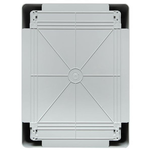Щит пластиковый с монтажной платой прозр. дверь 500х350х190 мм IP65 PROxima PBT65MP005