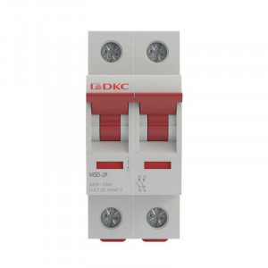 Выключатель нагрузки модульный YON MSD 2P 63A MSD-2P63