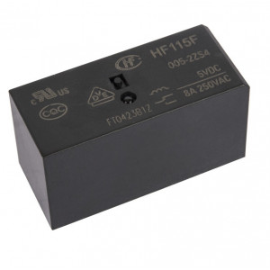 HF115F/005-2ZS4A, Реле силовое, 2пер. 5VDC/ 8A, 250VAC