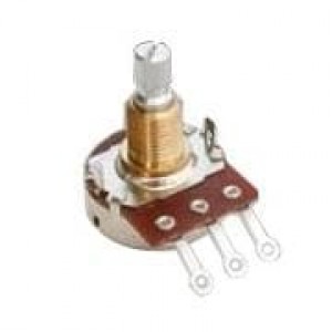 PDA241-SRT00-504A2, Потенциометры 500Kohms .25W Audio SRT 18T Knurled Sft