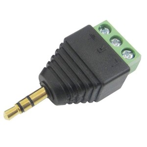 JACK35-M-TERM, Интерфейсные модули клеммных колодок 3.5 Stereo Jack Breakout Board