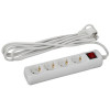 Удлинитель 4х3м с заземл. 16А IP20 U-4es-3m-3х1 ПВС 3х1 с выкл. Б0028381