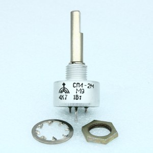 СП4-2Ма 1 А 3-32     4.7К, Резистор переменный подстроечный непроволочный 4.7кОм 1Вт