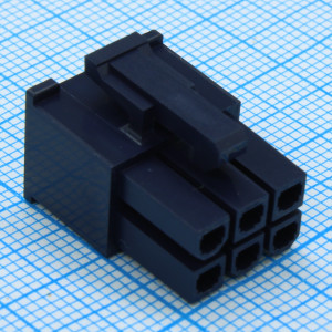 469920610, Кожух разъема  RCP 6 контакт(ов) 4.2мм обжим монтаж на кабель россыпь