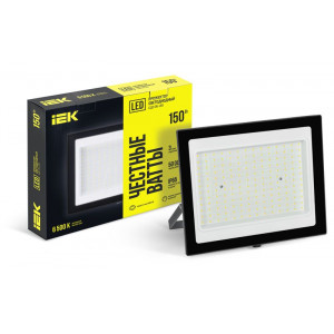 Прожектор светодиодный СДО 06-150 6500К IP65 черн. IEK LPDO601-150-65-K02