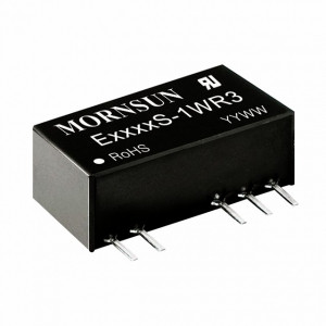 E0509S-1WR3, Преобразователь DC/DC 1 Вт, вход 5 VDC, c 2 выходами, SIP на плату