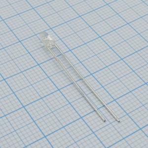 L-7104SRC-E, Светодиод 3мм/красный/640нм/650-800мкд/прозрачный/34°