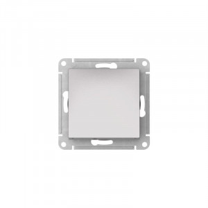 ATLASDESIGN 1-клавишный ВЫКЛЮЧАТЕЛЬ, сх.1, 10АХ, быстрозажимные клеммы, АЛЮМИНИЙ ATN000311S