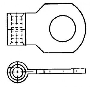 19041-0016, Клеммы RING/FLAG KRIMPTITE (C-144-14)