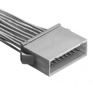 DF1BA-8DEP-2.5RC, Проводные клеммы и зажимы 2.5MM DBL ROW PLUG 8P INLINE PNL MNT