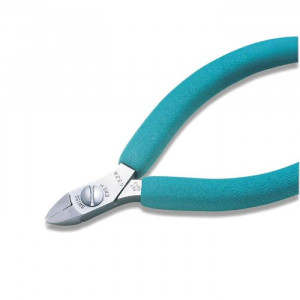 632N, Абсолютно плоский срез, высококачественная инструментальная сталь, электростатически безопасны. Миниатюрные режущие стороны. Маленькая головка. Только для мягких проводов. Перекусывает: проволока средней жесткости – 0,7 мм, Cu – 1,3мм; 110 мм, 48 г