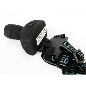 Фонарь налобный LED 5354 1Вт LED ZOOM 3 режима 3хR03 сер. 11549