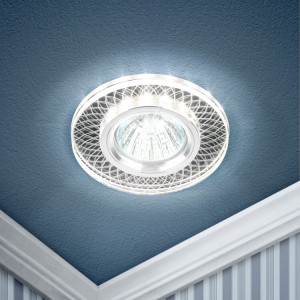 DK LD43 SL 3D Светильник декор cо светодиодной подсветкой MR16, зеркальный (50/2000) Б0037353