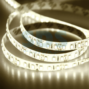 141-368 LED лента силикон, 10 мм, IP65, SMD 2835, 120 LED/m, 12 V, цвет свечения теплый белый, бухта