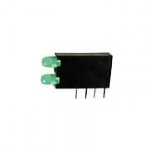 WP934RT/2GD, Светодиодные индикаторы для печатного монтажа 3mm RA. 568nm LED INDICATOR