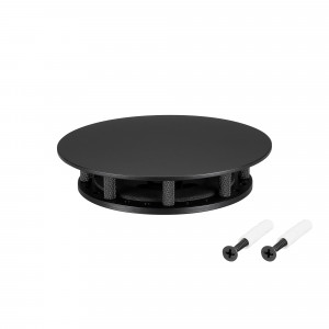 Крепление MOONLIGHT-BASE-ROUND-D18-S Black 046063, Крепление герметичной ленты MOONLIGHT D18. Материал сталь, цвет чёрный. Размер крышки S (115х115 мм). Подходит для плоских поверхностей. Габариты держателя в сборке 115x115x26.5 мм. Диаметр основания 120 мм. Изделие укомплектовано: основанием (крепится к