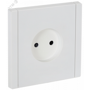 FORTE&PIANO Розетка 1-местная без заземления с защитными шторками винтовое крепление 10А FP217 белый IEK FP-R13-10-K01