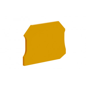 Боковая крышка TU2.5-3-OG-EA, Крышка боковая, для клемм TU2,5-2…, цвет: оранжевый