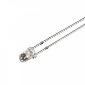 Светодиод ARL-3014IRAB 003717, Поставка под заказ от 5000 шт. Выводной круглый светодиод, d=3 мм, прозрачная голубая линза. Цвет свечения ИК (940 нм). Угол излучения 20-30°. Мощность излучения 25мВт/ср при If=20 мА. VF=1.2-1.5 В.