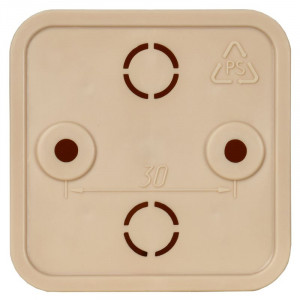 Коробка распаячная ОП 50х50х20 IP20 КМ41206-04 (4 клем. 3кв.мм) сосна UKO10-050-050-020-K34