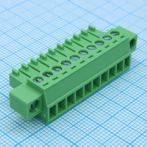 EC350VM-10P, Винтовой соединительный штекер подключаемый 10 контакт(ов) шаг 3.50 мм 300В 8А