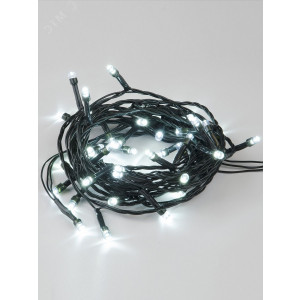 Гирлянда светодиодная 5м 50 светодиодов Провод зеленый ULD-S0500-050/DGA WHITE IP20 UL-00007305