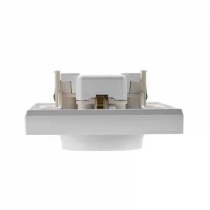 Розетка 2-м СП AtlasDesign 16А IP20 с заземл. в сборе бел. SE ATN000124