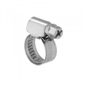 Хомут стальной червячный 10-16 (Россия) 07-0610