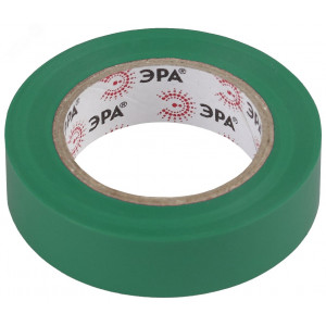 ПВХ-изолента 15мм*10м зеленая (10/500/14000) C0036555