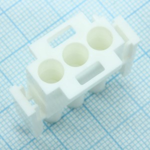 350766-1, Корпус разъема Серия Universal MATE-N-LOK, розетка, 3 вывод(-ов), 6.35 мм