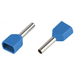 Наконечник-гильза с изолированным фланцем (упаковка 50 шт.) NO-225-104 (двойной) НШвИ(2) 2,5-12 Б0063289